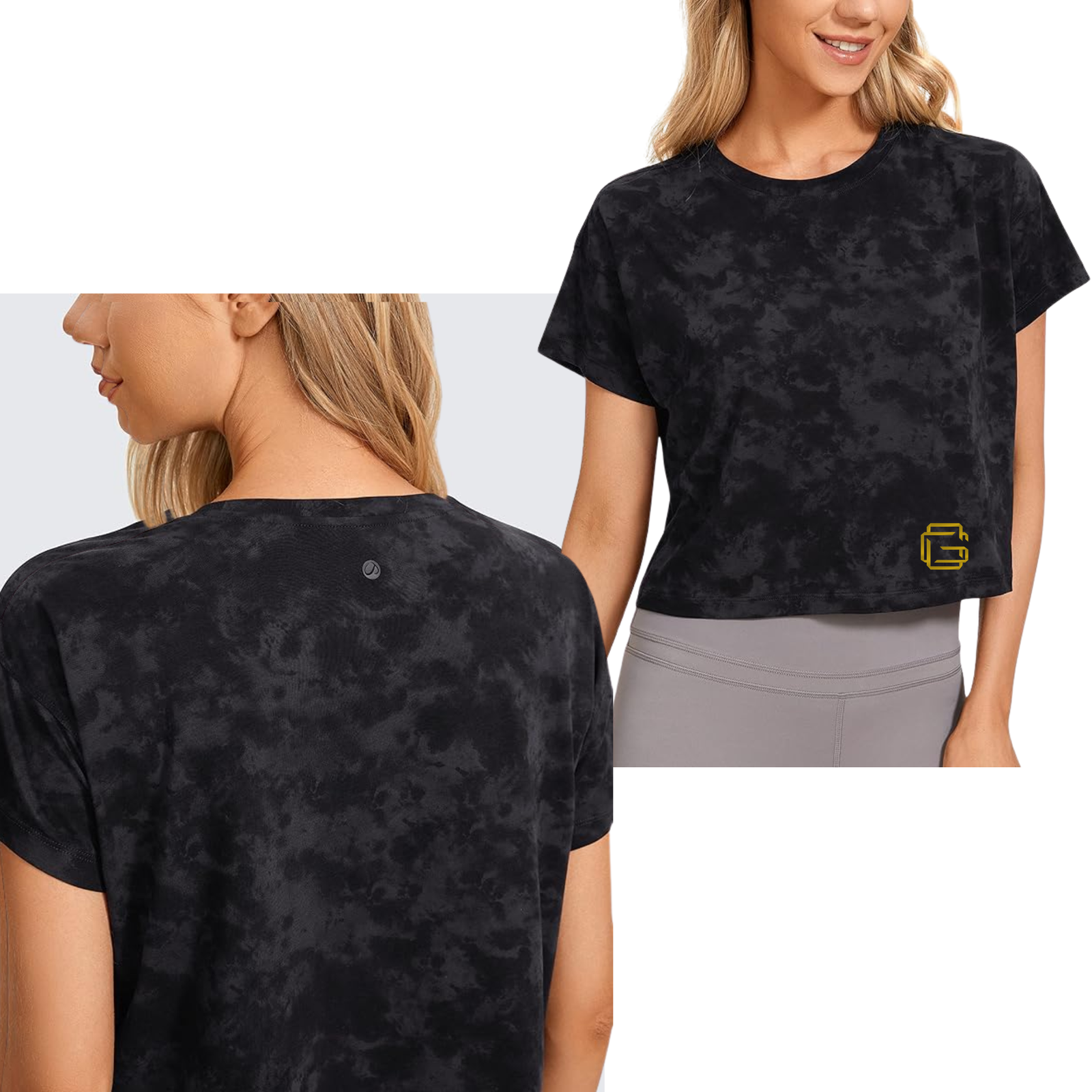 GunnarMade Crop Top-Smoke