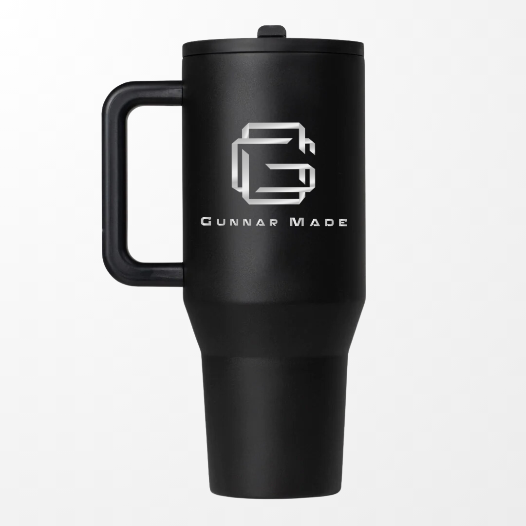 GunnarMade Black HydroJug Traveler 40oz