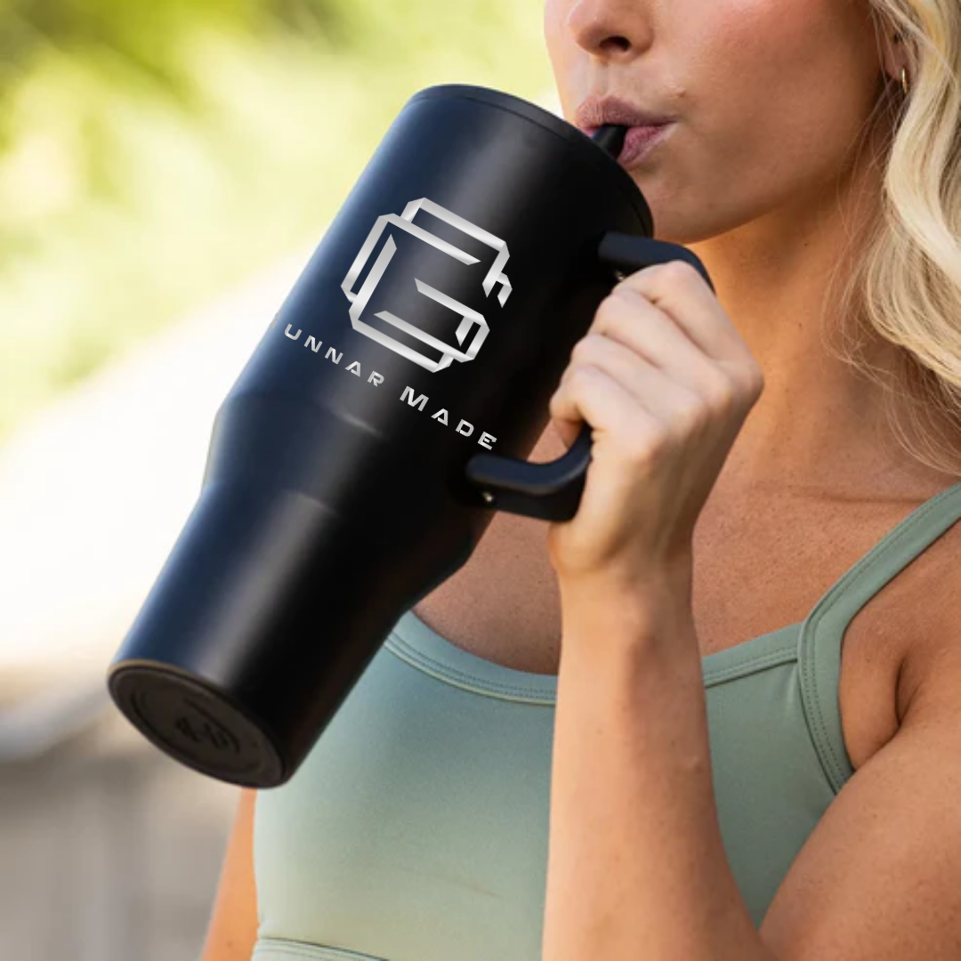 GunnarMade Black HydroJug Traveler 40oz